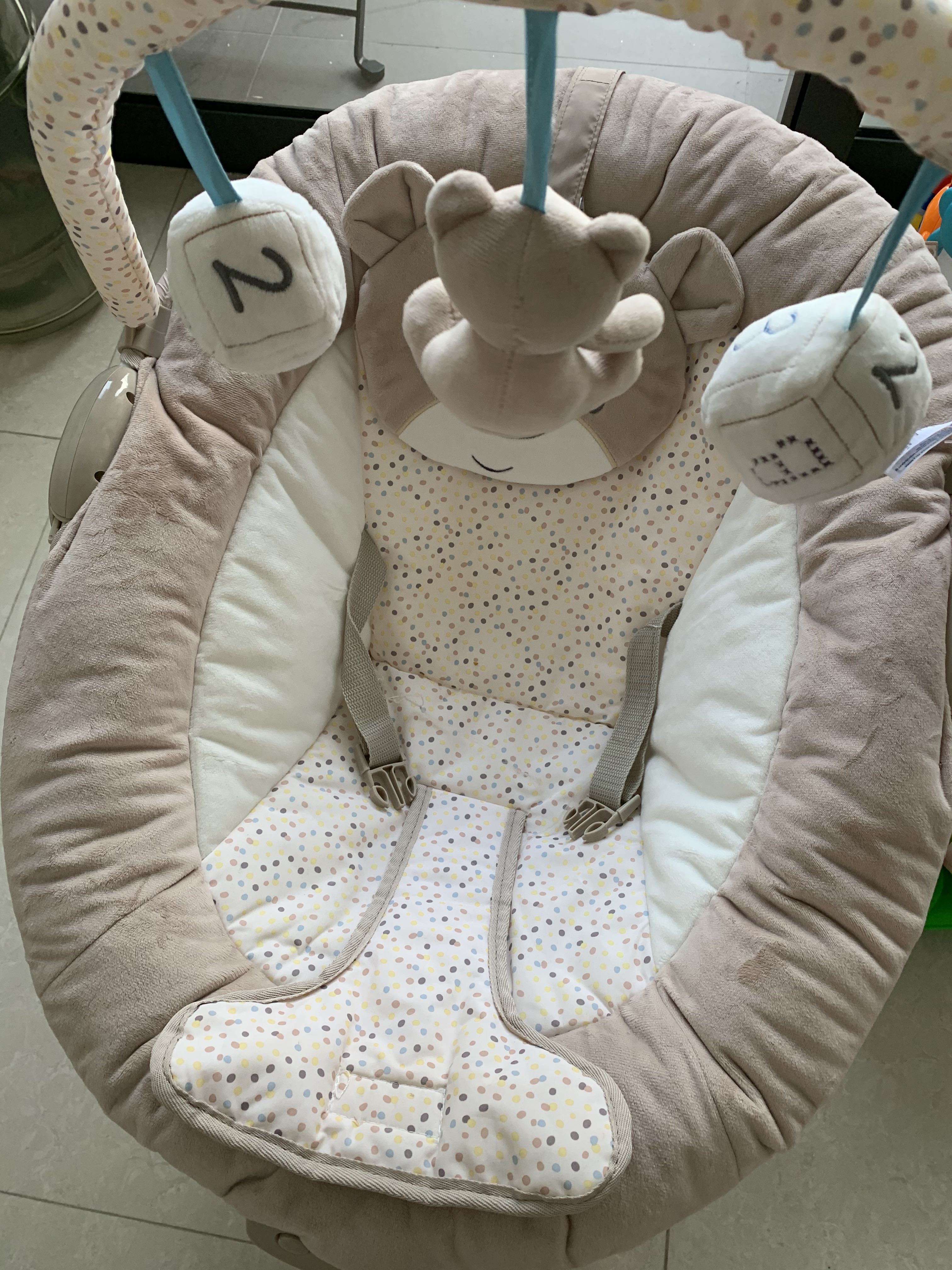 Mothercare teddy toy box bouncer rocker chair, Babies & Kids, Infant