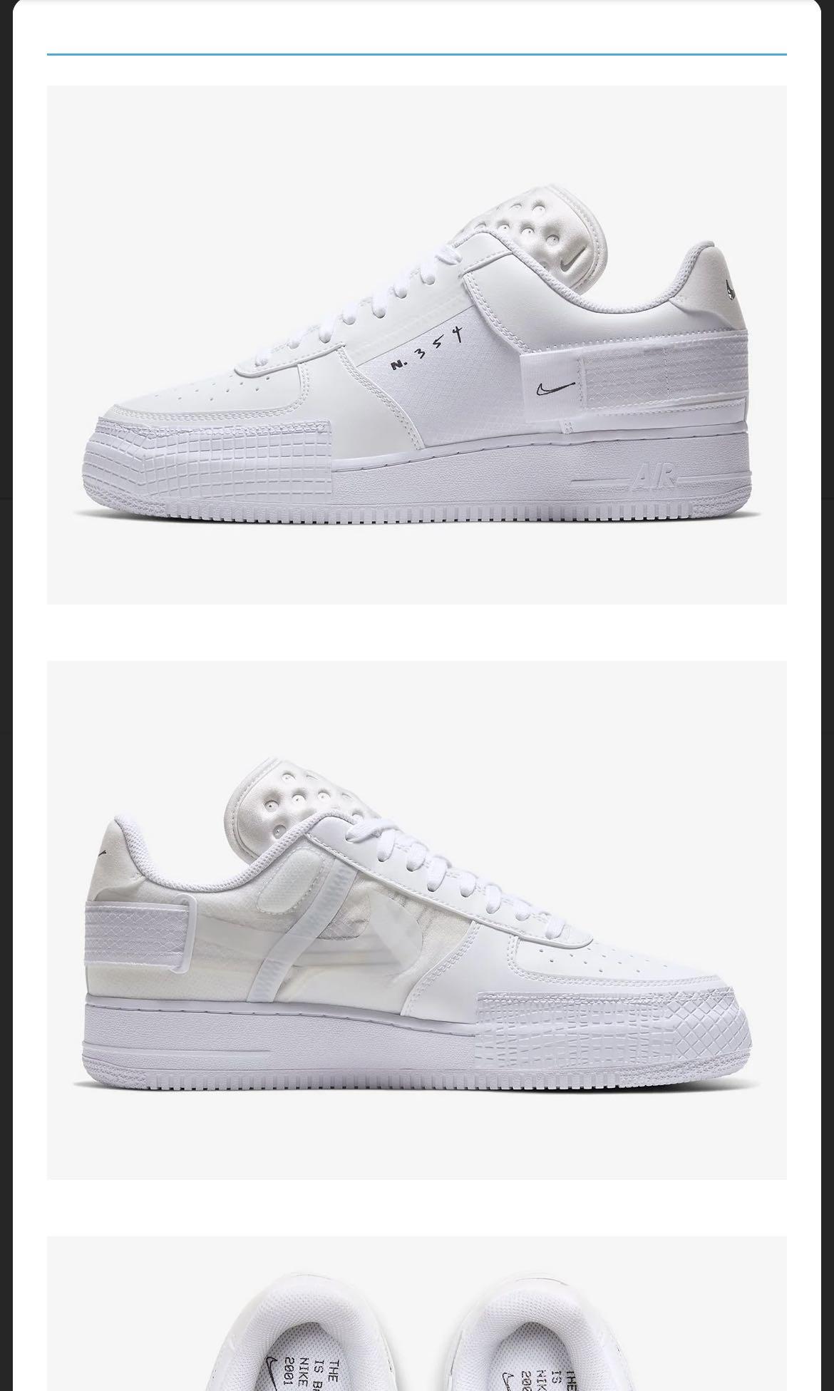 Nike air force sale n 354 white