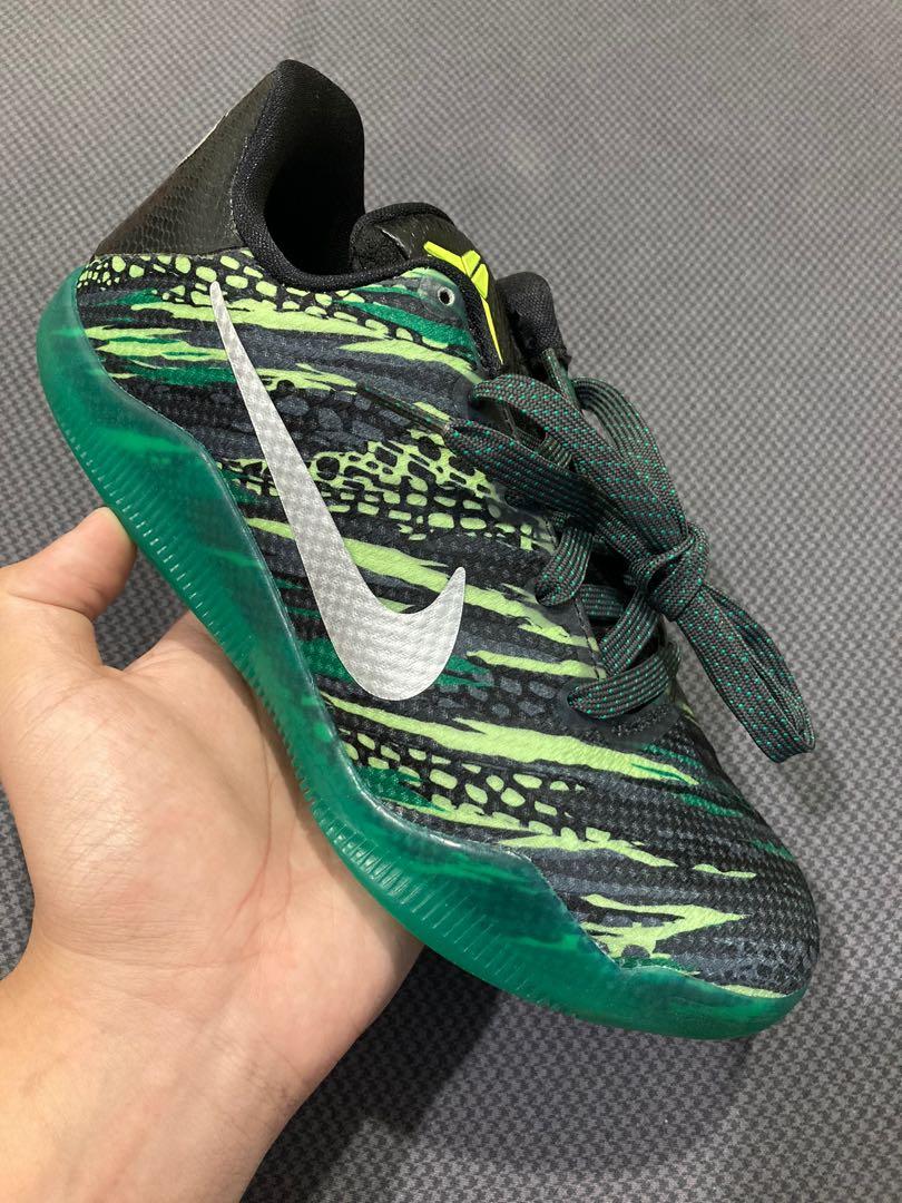 Kobe 11 top green snake