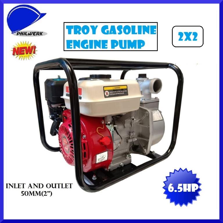 Nittoo Gasoline Engine Pump 6.5HP 2x2 (Water Pump), Commercial