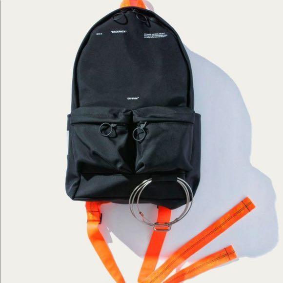 OFF WHITE TAPE BACKPACK 2013 Men s Fashion Bags Backpacks on