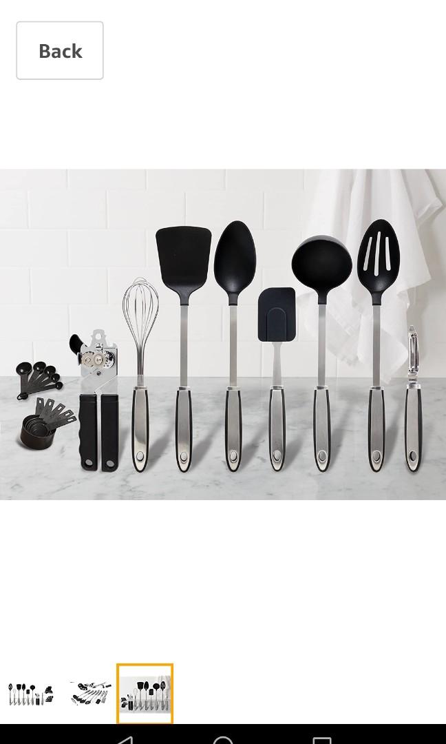 Oster 18pc kitchen set (Category: Cookware & Accessories) located in Manila. Submitted by jen.jen11 (Listing ID 1082917562, Image 3). Description: brand new never used from USA lacking 1pc. peeler less 100.00.