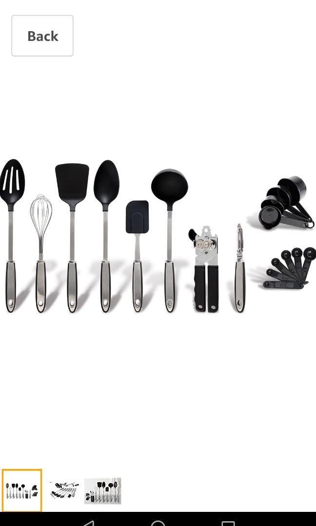 Oster 18pc kitchen set (Category: Cookware & Accessories) located in Manila. Submitted by jen.jen11 (Listing ID 1082917562, Image 2). Description: brand new never used from USA lacking 1pc. peeler less 100.00.