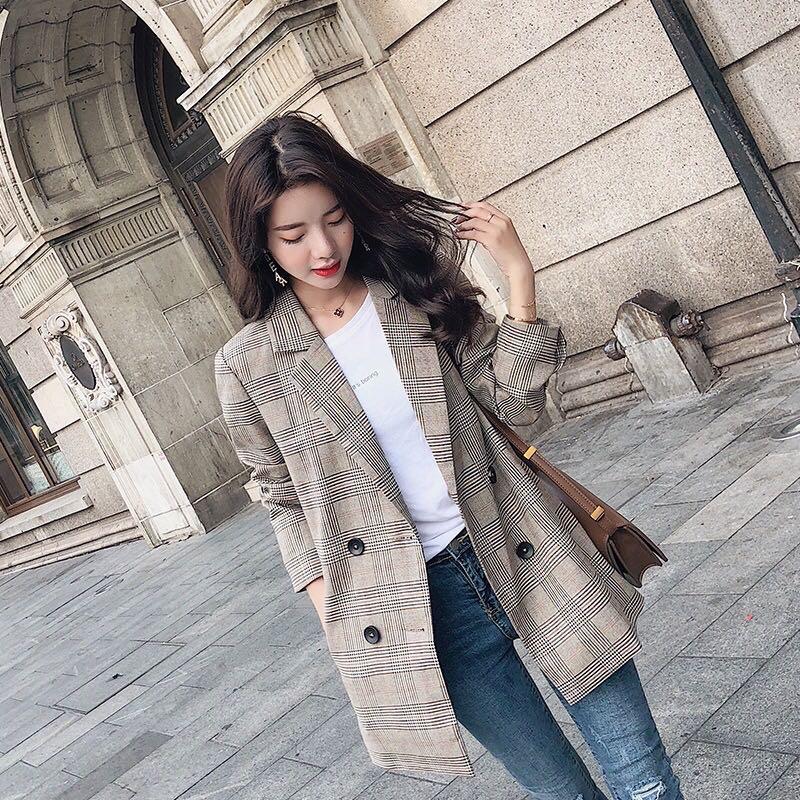 Checked oversized blazer new arrivals