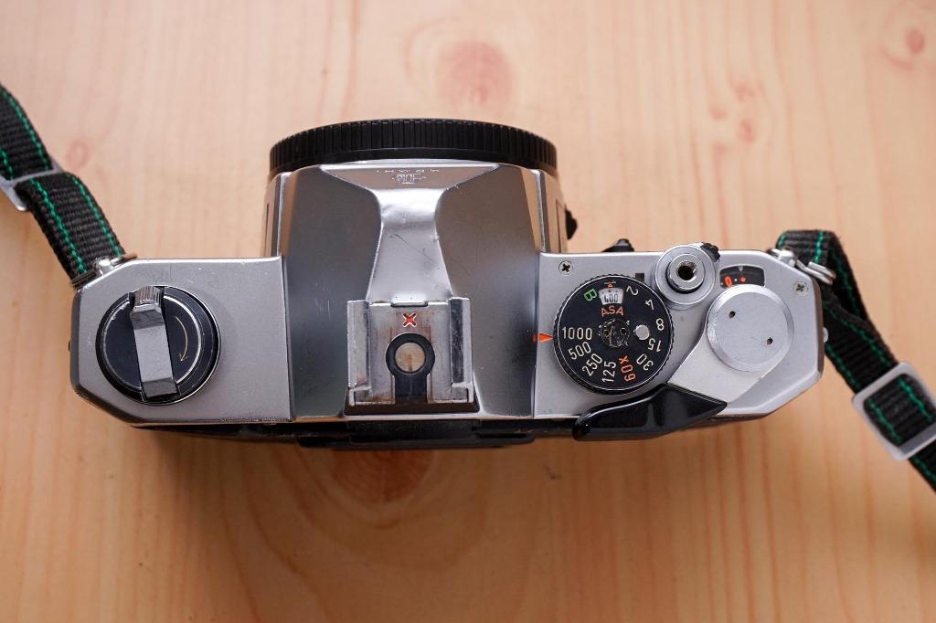 Pentax MX fully mechanical SLR vintage film camera, Photography