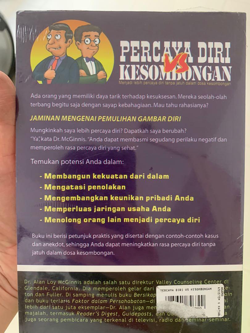Percaya Diri Vs Kesombongan Buku Alat Tulis Buku Di Carousell
