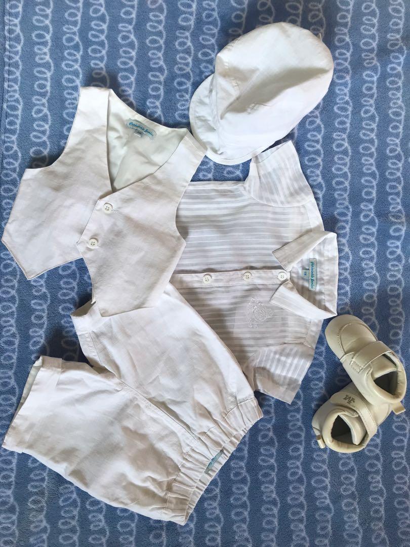 Periwinkle baptismal set (Category: Babies & Kids Fashion) located in Sogod. Submitted by chell_1582 (Listing ID 1081076523, Image 2). Description: Used for a few minutes only during his 5th month photoshoot Like new bought for 1,899 at rustans dept store RFS: wrong size.