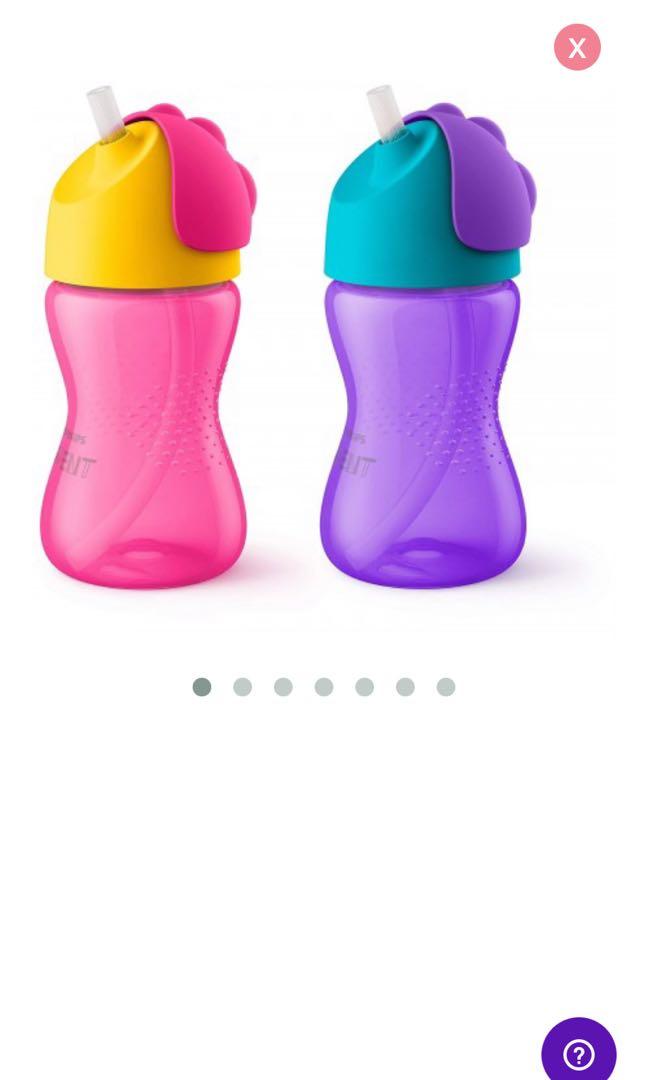 Philips Avent Straw Bottles, Babies & Kids, Nursing & Feeding