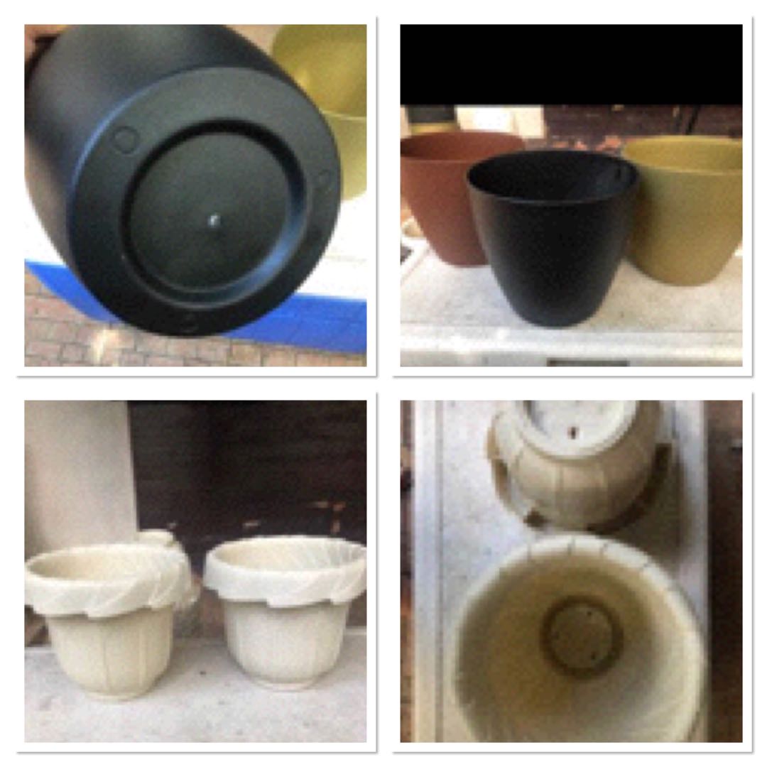 Plastic Garden Pots for sale!, Furniture & Home Living, Gardening