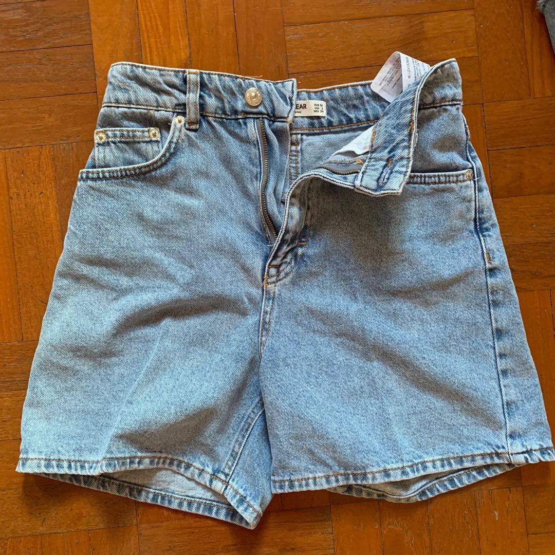 Pull and bear best sale mom shorts