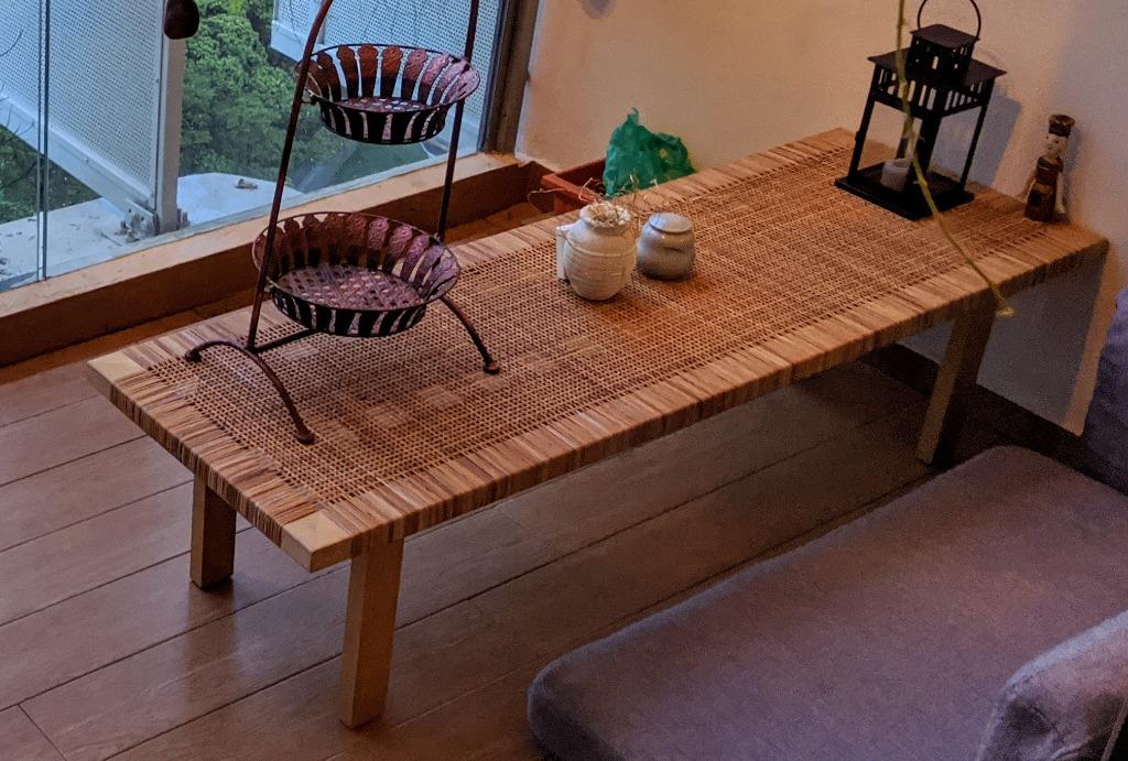Ikea coffee 2024 table rattan
