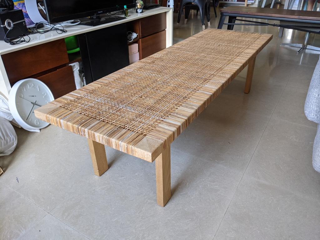 Rattan Coffee Table (IKEA Stockholm 2017), Furniture & Home Living