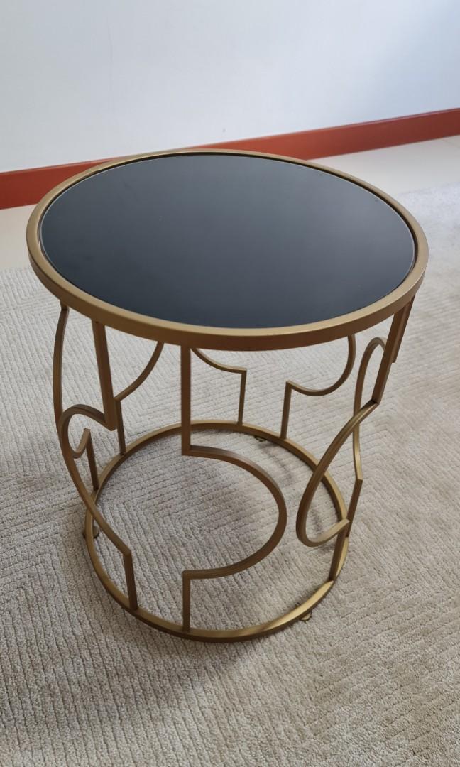 Round Side Table Furniture Home, Round Side Table Cover