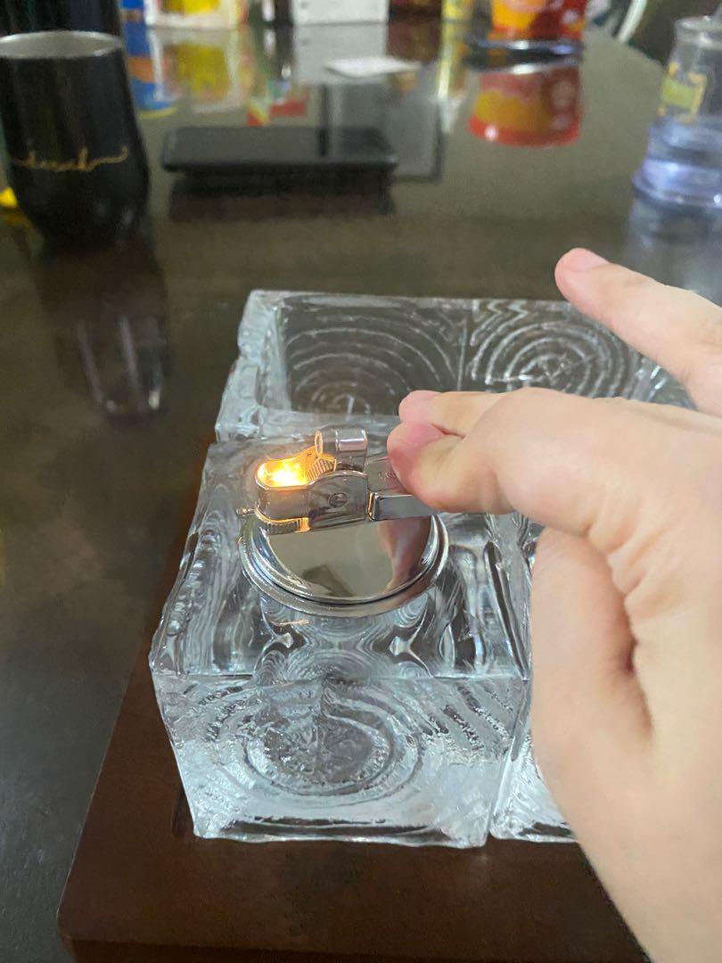 sasaki crystal holders and lighter (Category: Other Kitchenware & Tableware) located in Manila. Submitted by littleliam85 (Listing ID 1082930466, Image 2). Description: from japan.