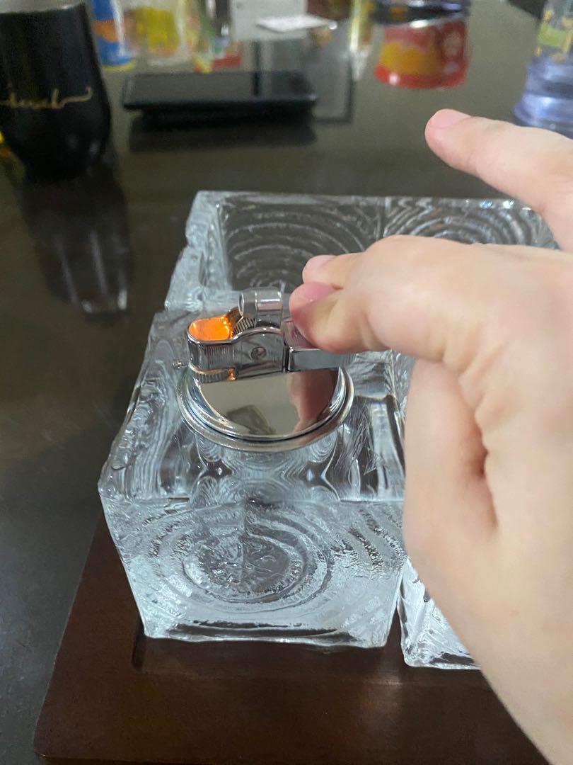 sasaki crystal holders and lighter (Category: Other Kitchenware & Tableware) located in Manila. Submitted by littleliam85 (Listing ID 1082930466, Image 3). Description: from japan.