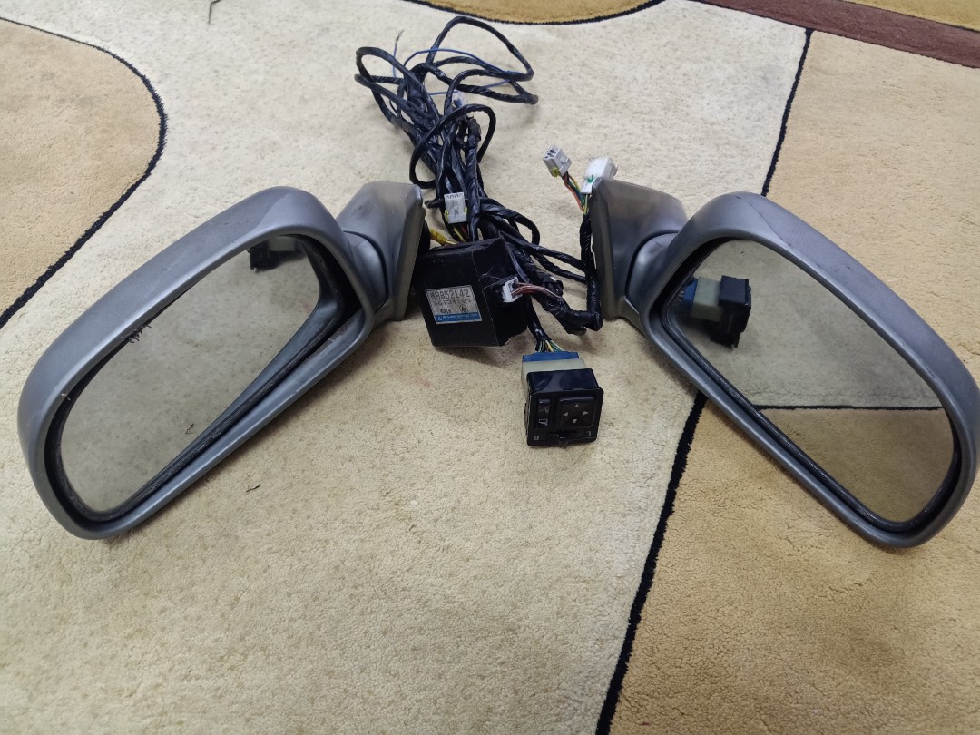 Side Mirror MMC auto flip for Wira, Auto Accessories on Carousell
