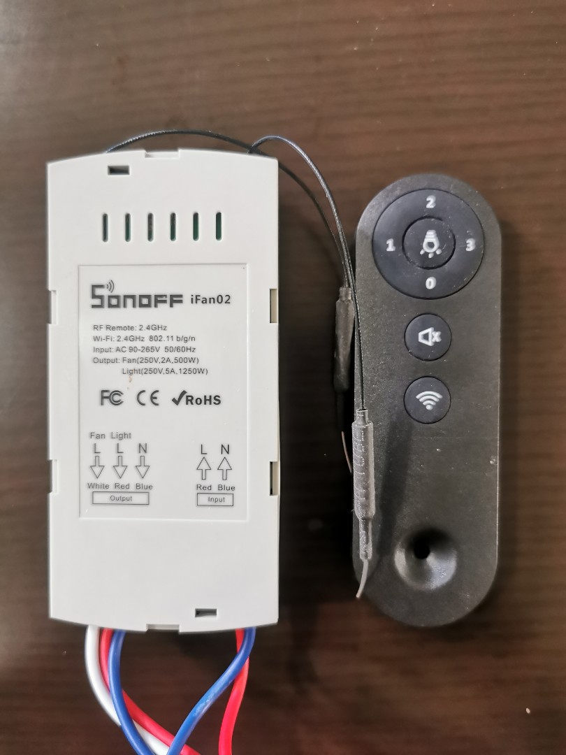 Sonoff iFan 02 Wifi Remote Control