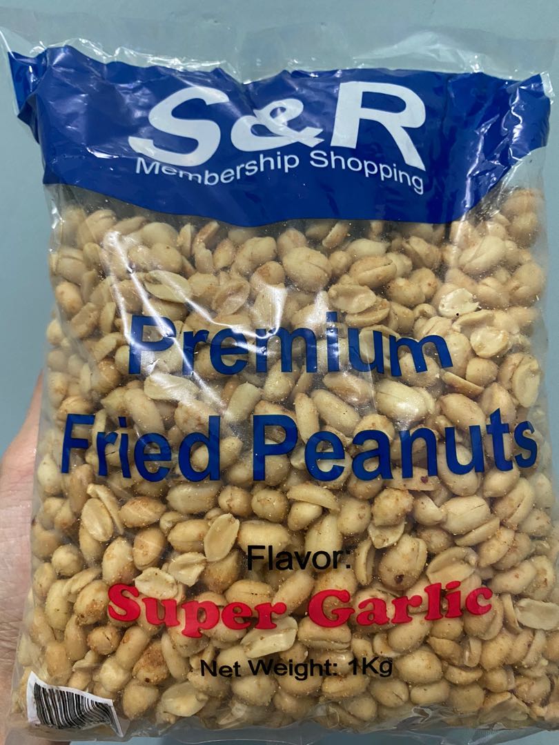 S&R Premium Fried Peanuts Super Garlic 1 Kg, Food & Drinks, Local Eats