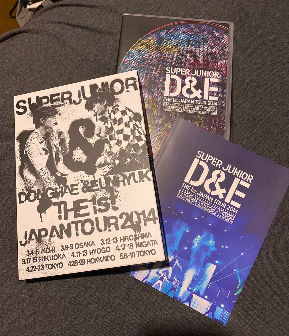 Super Junior - DE - The First Japan Tour 2014 DVD, 興趣及遊戲, 收藏品及紀念品, 明星周邊-  Carousell