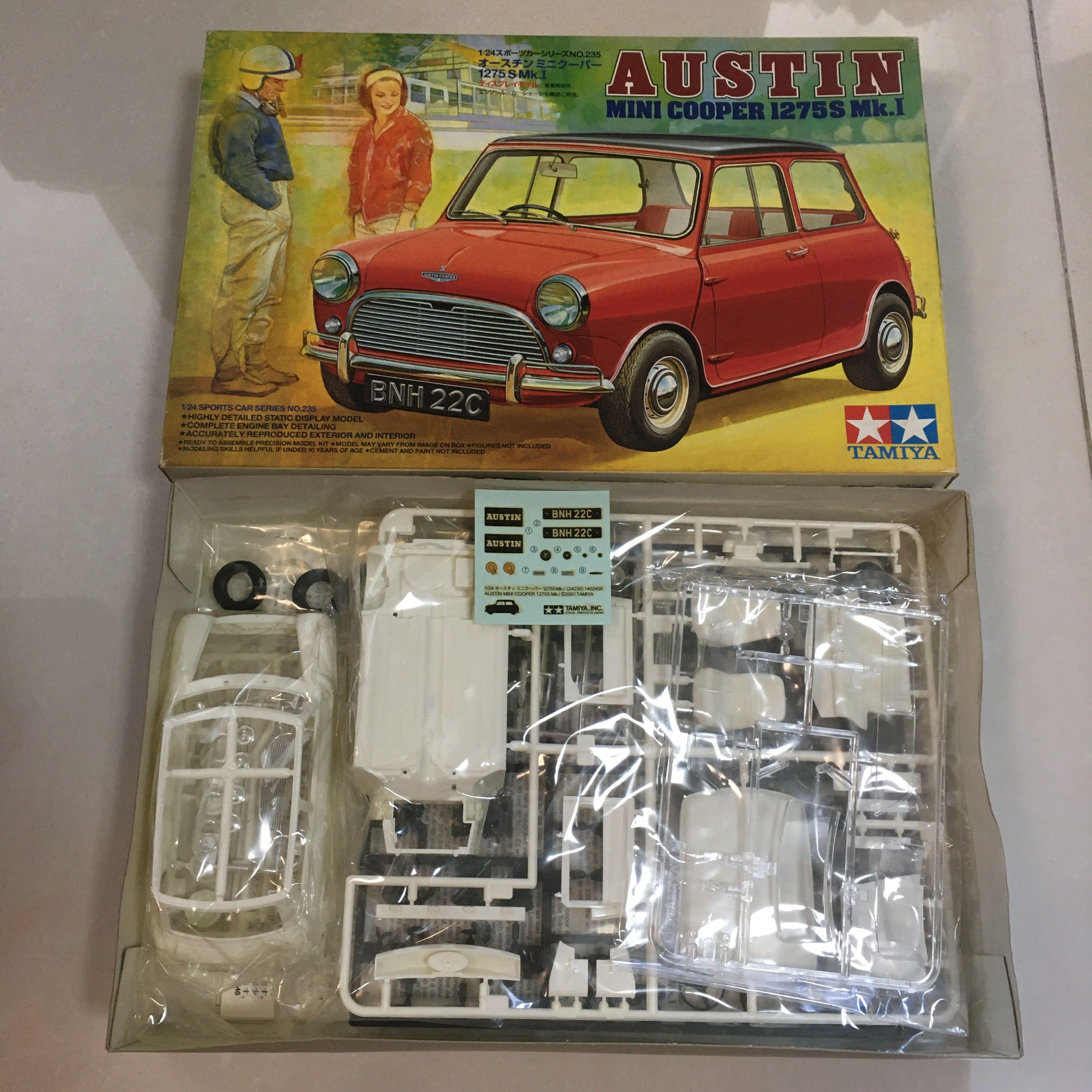 【未組立・未使用品】AUSTIN MINI COOPER 1/24 1/24 Tamiya Austin Mini Cooper 1275 S Mk.I - Mini Cooper