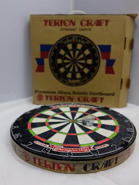 TERTON DART BOARD / Dart Game, Health & Nutrition, Health Supplements