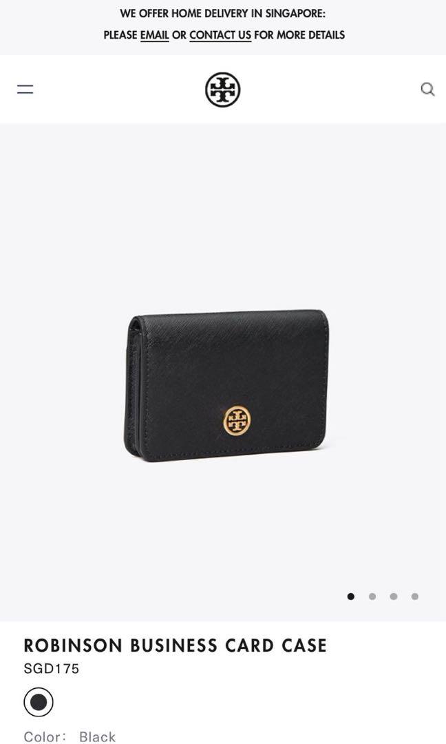 Tory Burch Business Card Case, Luxury, Bags & Wallets on Carousell