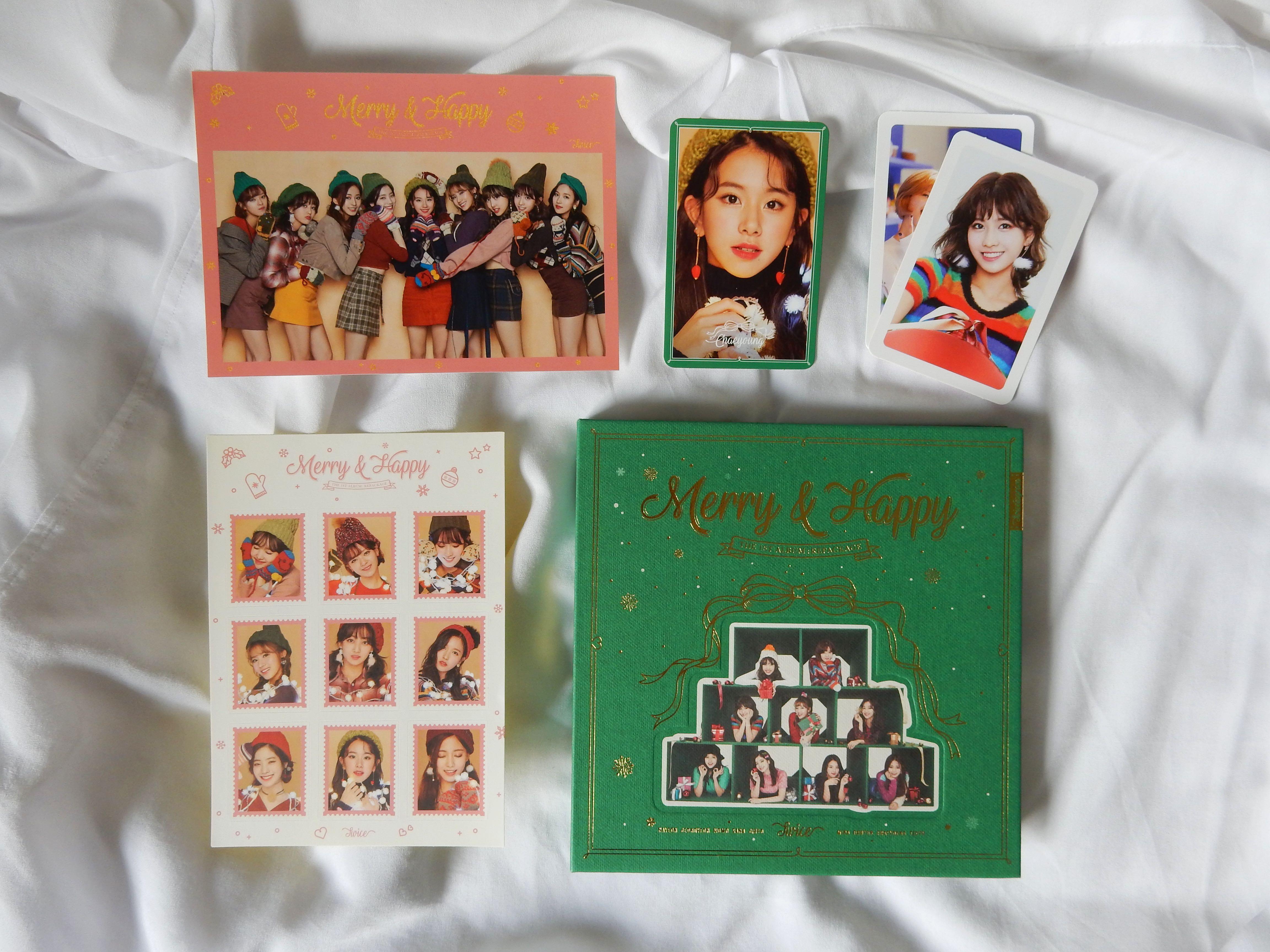 Twice Album Twice Merry Happy The 1st Album Repackage Hobbies Toys Memorabilia Collectibles K Wave On Carousell