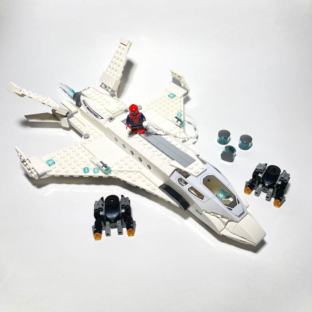 Marvel stark jet best sale lego