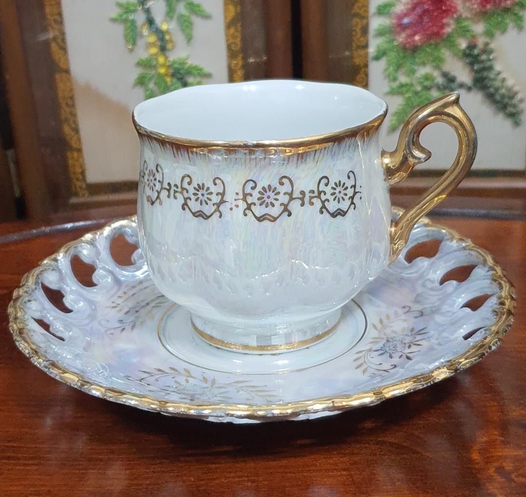 Victoria Kitchenware Victoria Design Old Collection Cup & Saucer, Furniture & Home Living ...