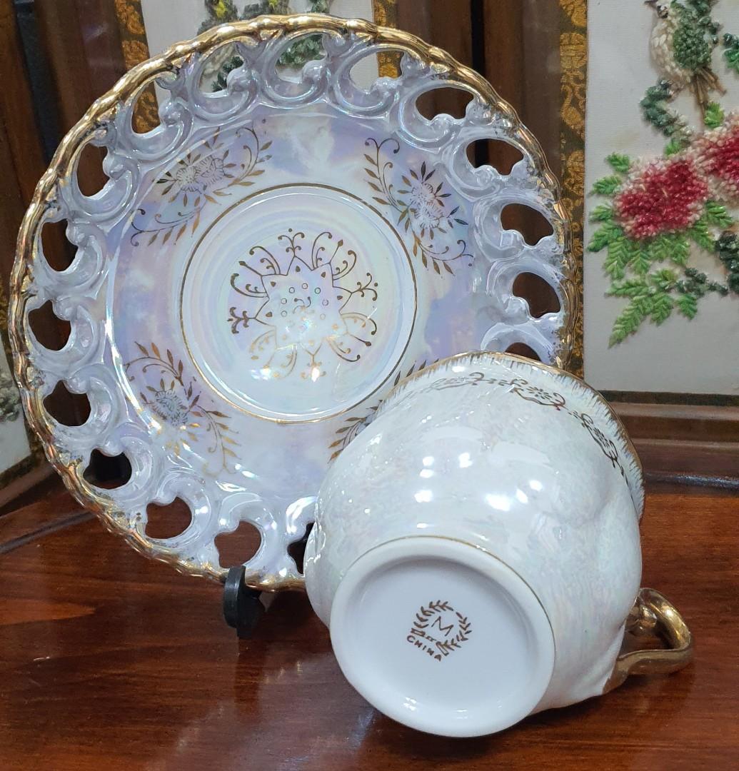 Victoria Kitchenware Victoria Design Old Collection Cup & Saucer, Furniture & Home Living ...