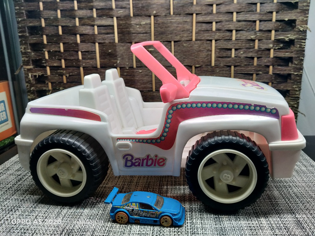 Barbie jeep white top