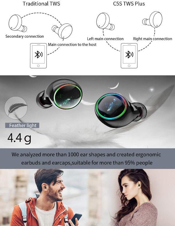 C5s sales earbuds instructions
