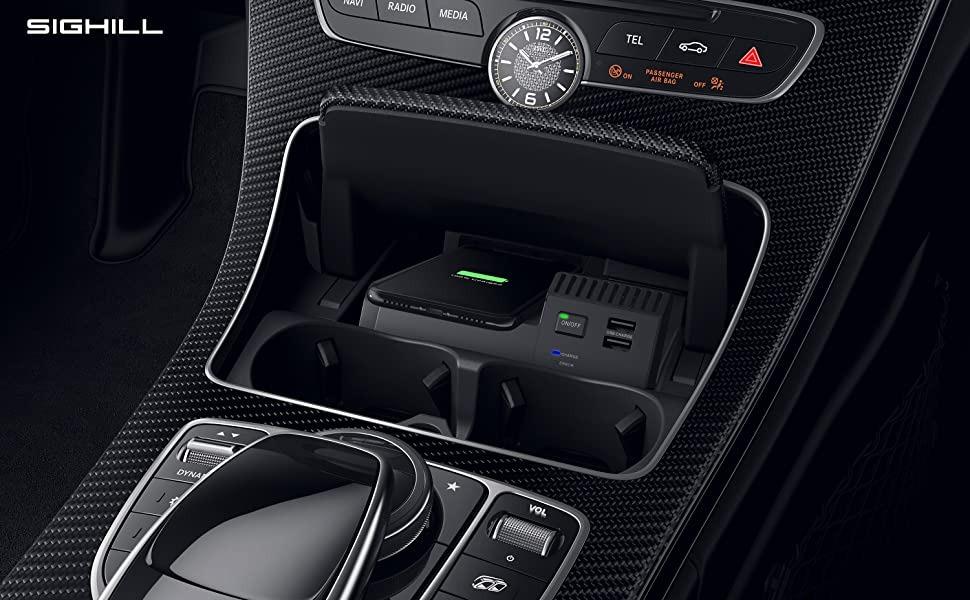 Wireless Car Charger Mercedes Benz Accessories for (20152021) CClass