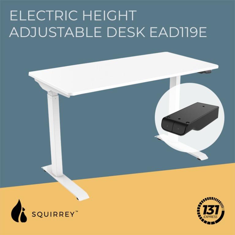 xiaomi squirrey electric height adjustable desk ead119e 120x60cm tabletop 72 121cm height adjustment low noise 50kg load capacity safe protection anti collision system stable smooth lifting standing siting work study office ergonomic