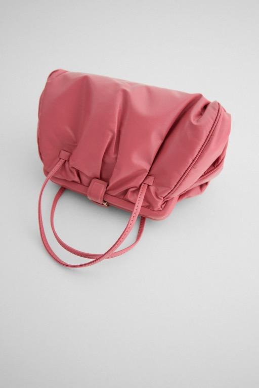 Zara soft mini crossbody bag with kiss lock