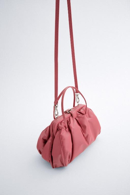 Zara SOFT MINI CROSSBODY BAG WITH KISS LOCK Fesyen Wanita Tas