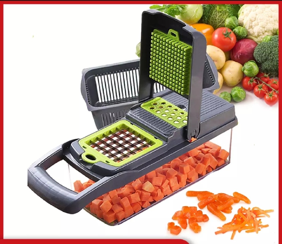 Vegetable Slicer，12-In-1, The Third Generation Food Shredding