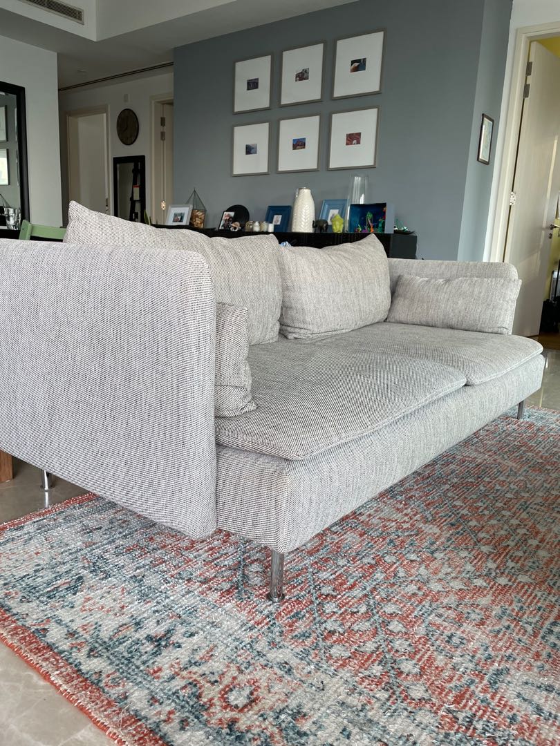 3Seat Couch (with 2 Sets of Covers), IKEA Soderhamn, Furniture & Home