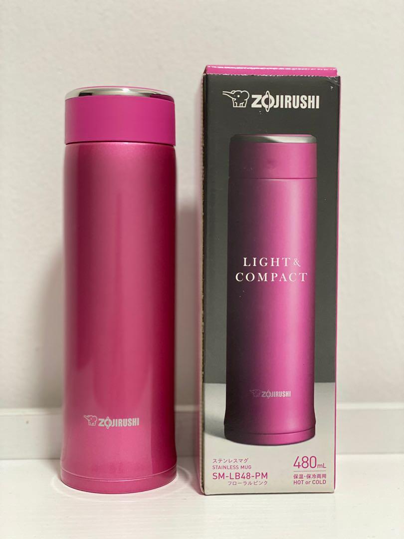 Zojirushi SM-SG48EPP Stainless Mug, 16-Ounce, Bloom Pink