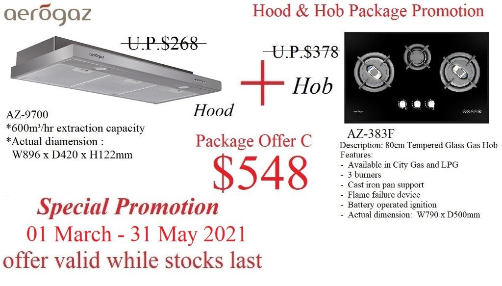 Aerogaz Package Promotion/Aerogaz Induction/Induction+Ceramic/Hob