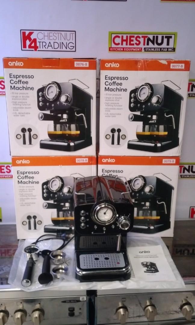ANKO Espresso Machine, Food & Drinks, Beverages on Carousell