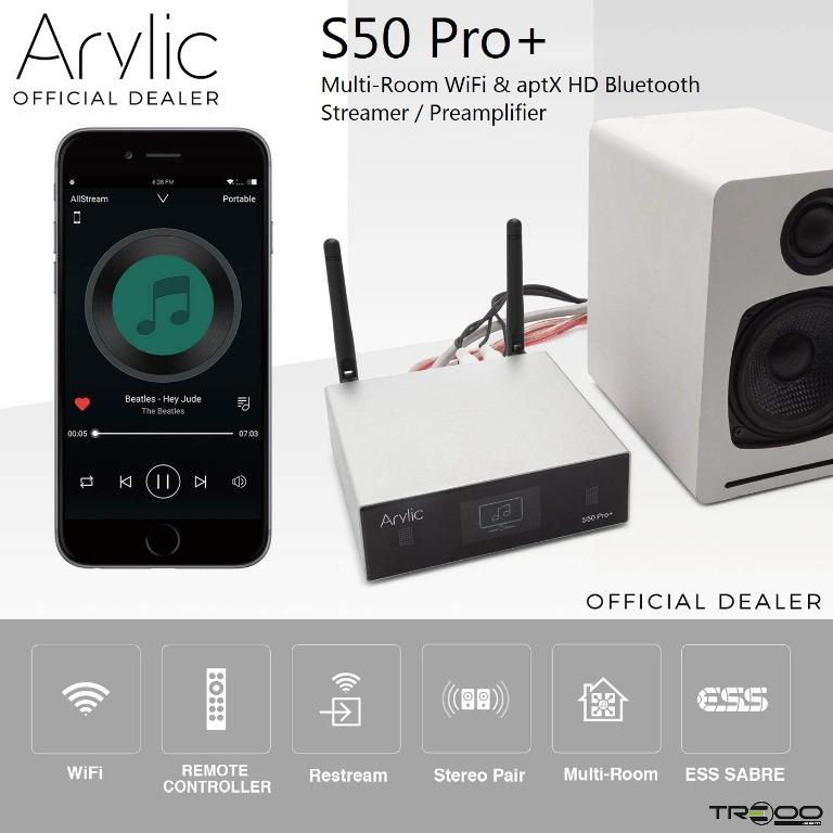 [Official] Arylic S50 Pro+ Multi-Room Wireless WiFi, Bluetooth 5.0 aptX ...