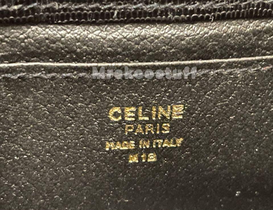Authentic Celine Vintage Circle Logo Crossbody Bag