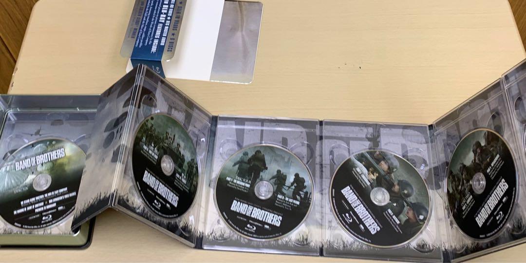 Band of Brothers 鐵盒裝tin box blu-ray, 興趣及遊戲, 音樂、樂器