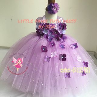 Purple frock cheap for baby girl