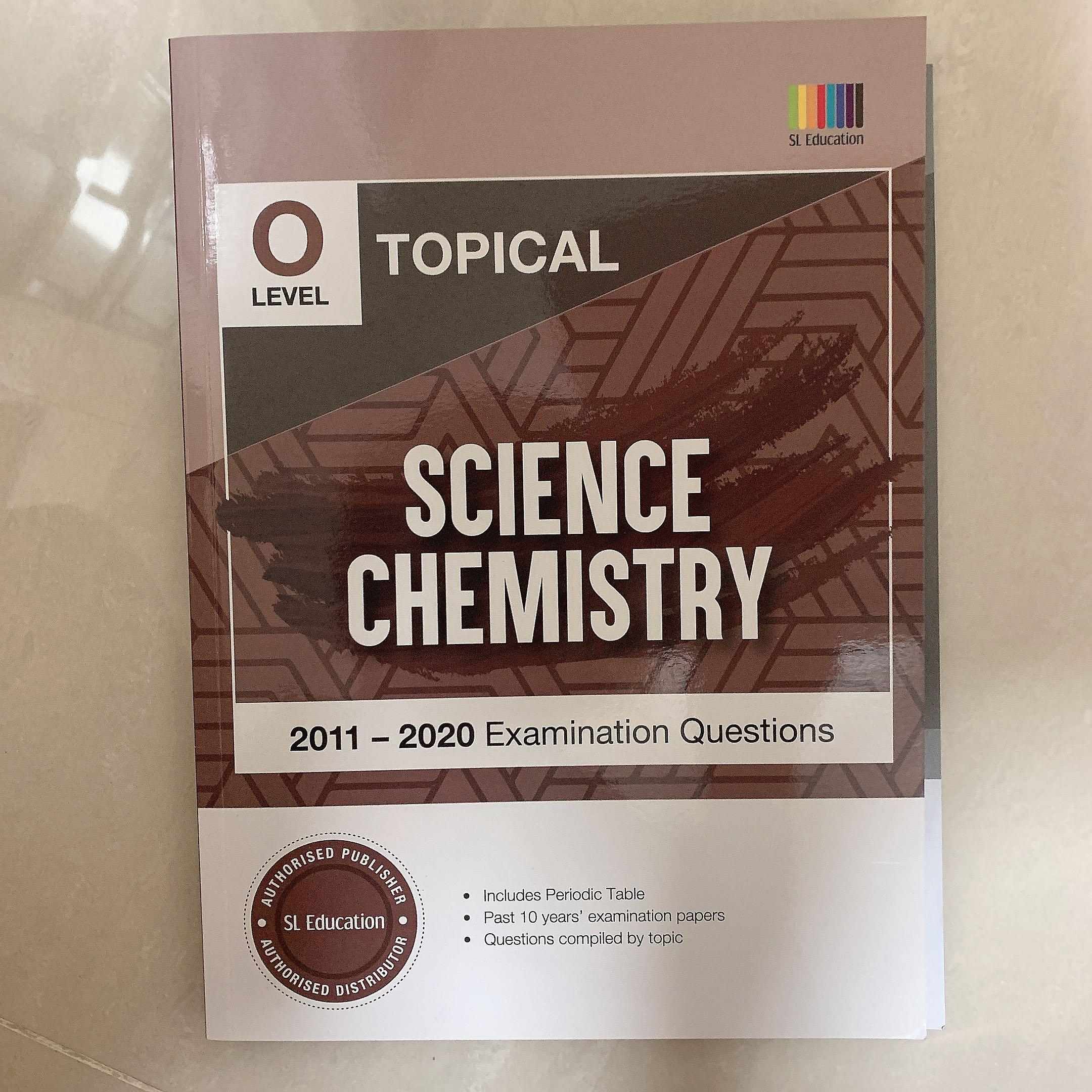BRAND NEW! 2011-2020 O Level Combined Science Chemistry TYS Ten Years ...