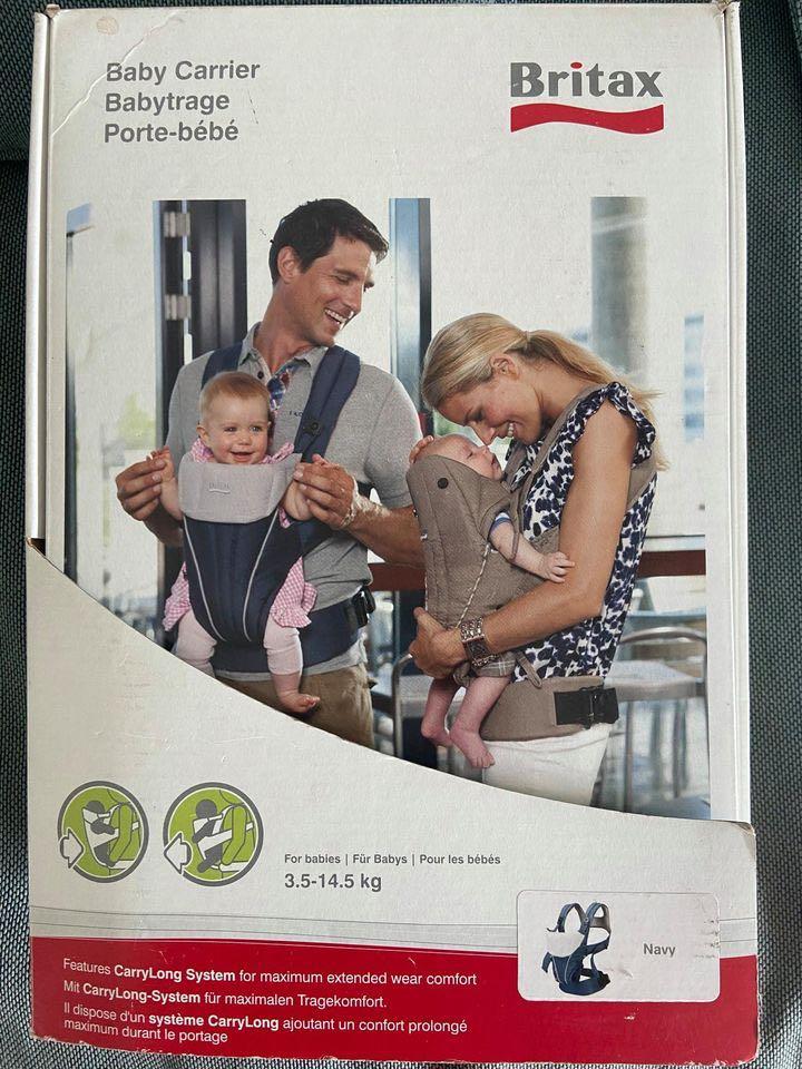 Britax Baby Carrier Navy Blue Babies Kids Going Out Carriers Slings On Carousell