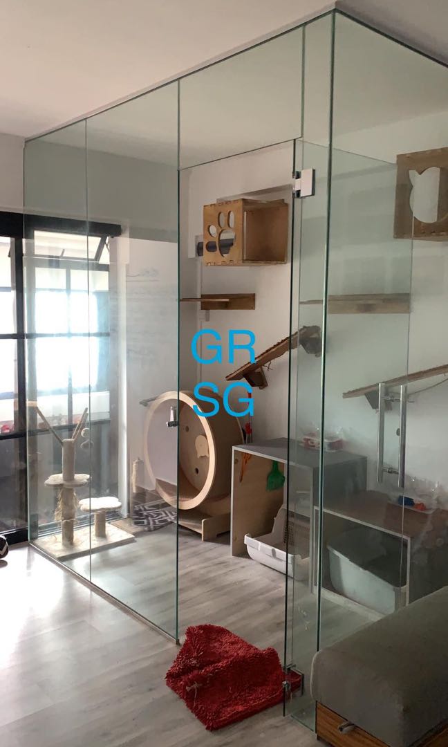 Cat room with Glass partition. Fully customized ), Home Services