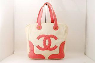 CHANEL Vintage Pink Marshmallow Tote Bag