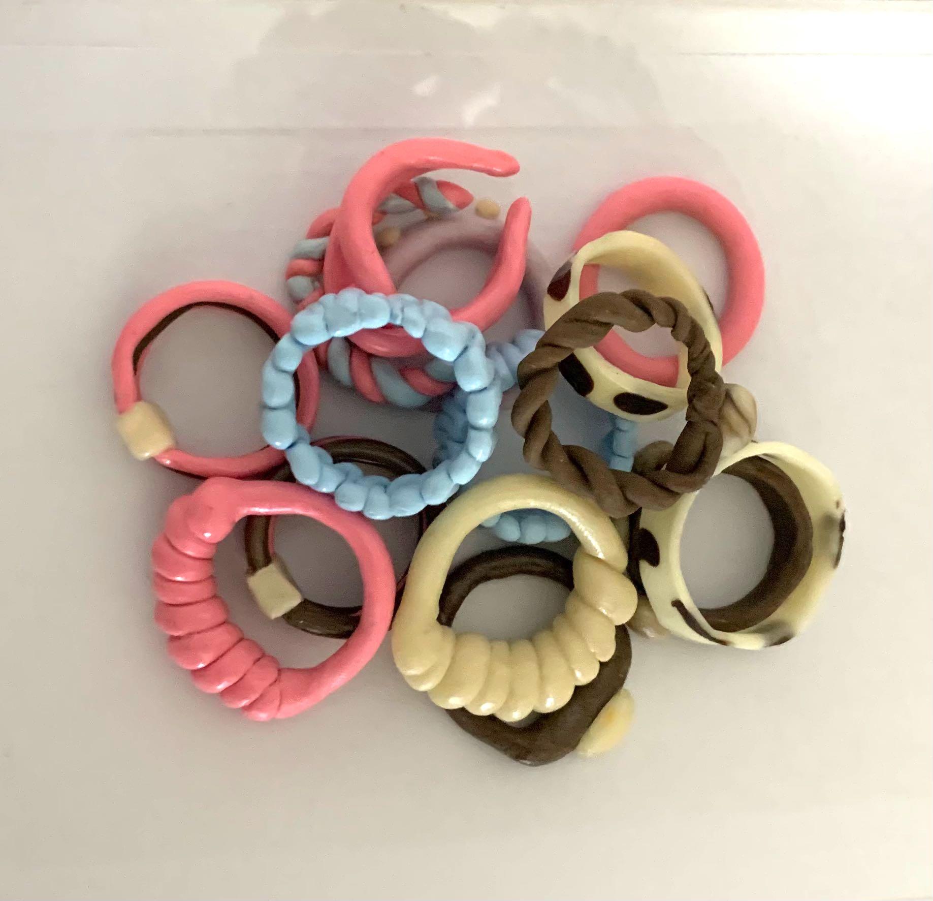 Chunky fashion shop rings